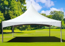 20x20 White High Peak Frame Tent