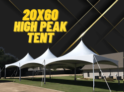 20x60 White High Peak Frame Tent