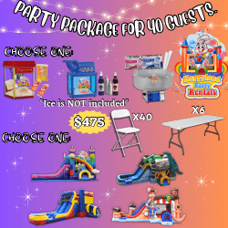 Party Package For 40 Guests