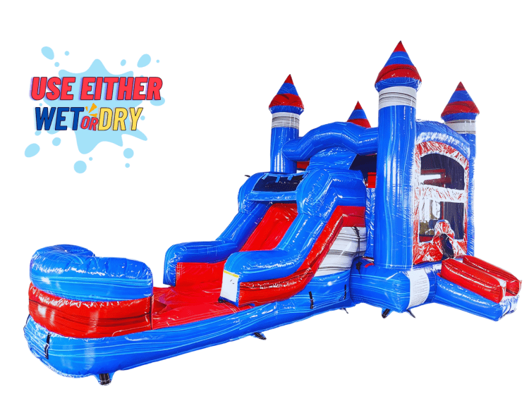 Baja Castle Bounce House with Slide Wet/Dry