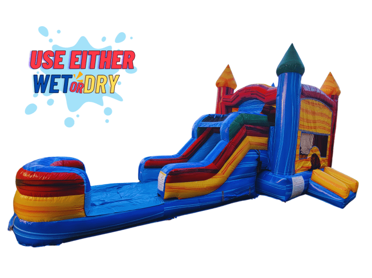 Party Kingdom Bounce House With Slide Wet/Dry