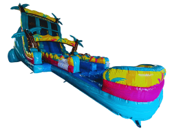 20′ Island Flow Double Lane Water Slide