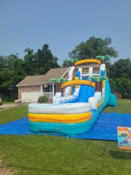 18′ Surf Island Double Lane Water slide 2025 06 01 09 53 41 265 1781830199 18′ Surf Island Double Lane Water slide