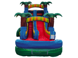splash 1784229604 16′ Jungle Splash Single Lane Water Slide